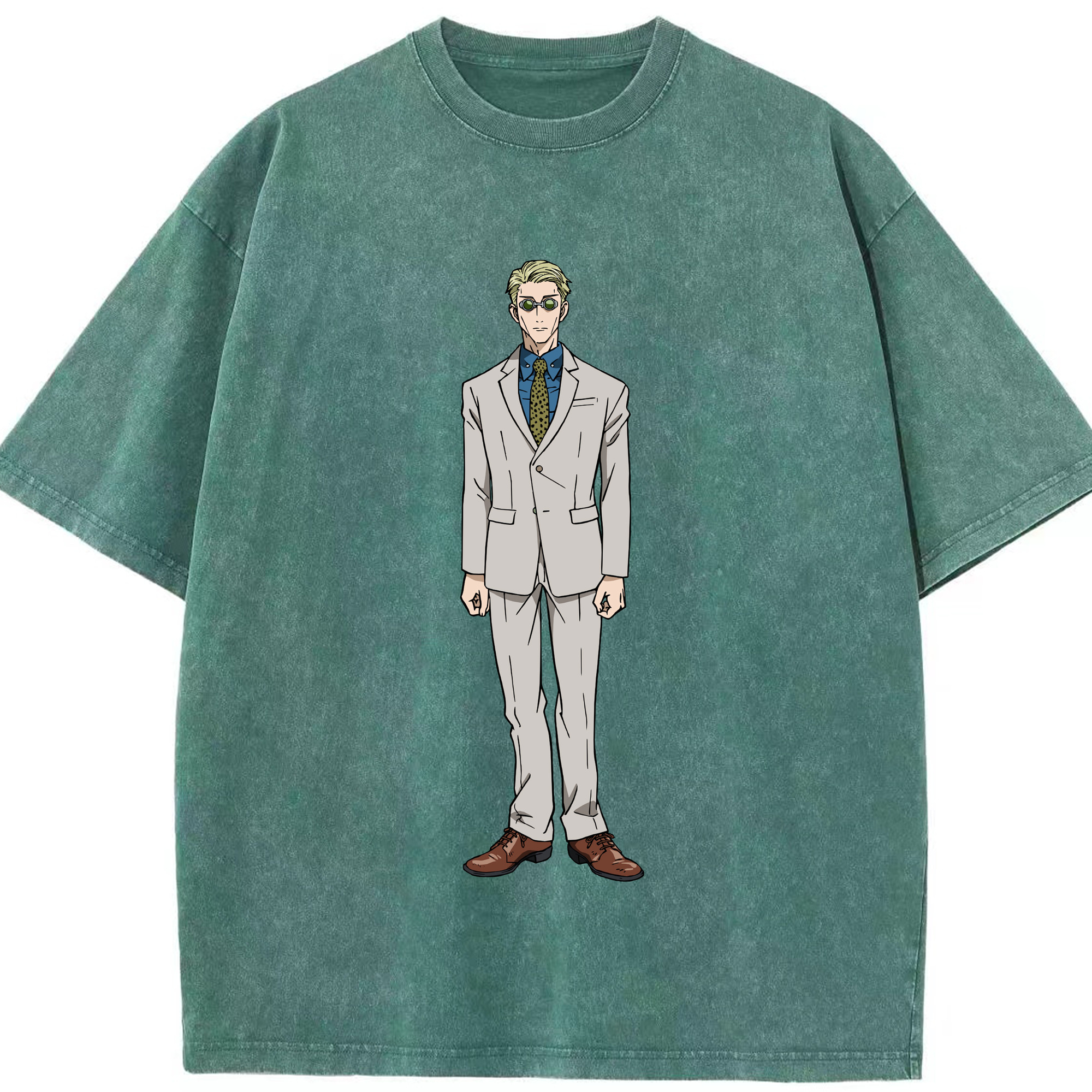 （画像用） 呪術廻戦 Jujutsu Kaisen 綿100% ヴィンテージ風 半袖Tシャツ（フロントプリント）